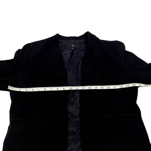 J. Crew 365 Going Out Blazer In Stretch Twill Black Size 14 - Picture 8 of 10